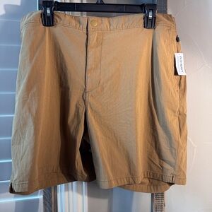 Old Navy Men's Tan Flat Front Shorts Size XL